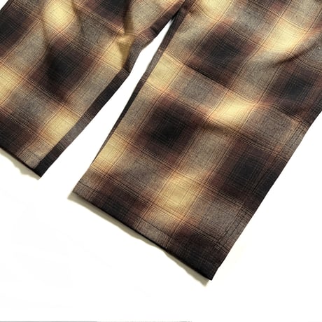 FB County Checker Cargo Pants - Black/Tan