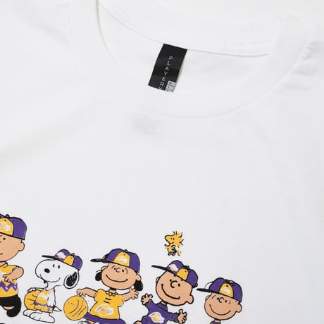 Snoopy LA Lakers S/S T-Shirts - White