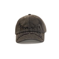 Hoddle Denim Aplique Cap - Brown