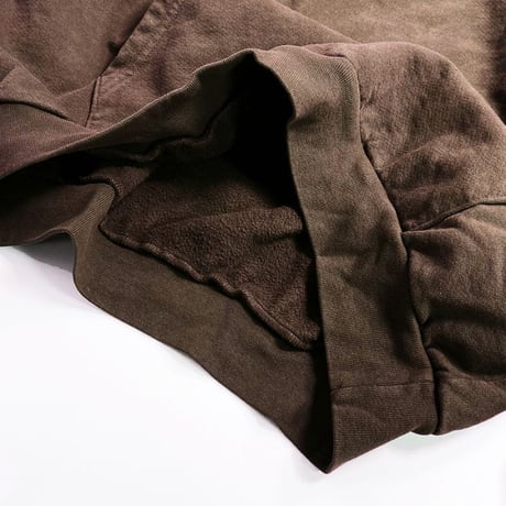 Los Angeles Apparel HF09GD 14oz Garment dyed Heavy Fleece Hoodie - Choco