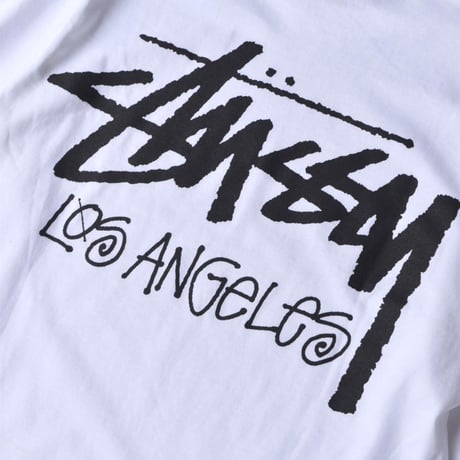 Stussy Chapter L/S Tee "Los Angeles" - White