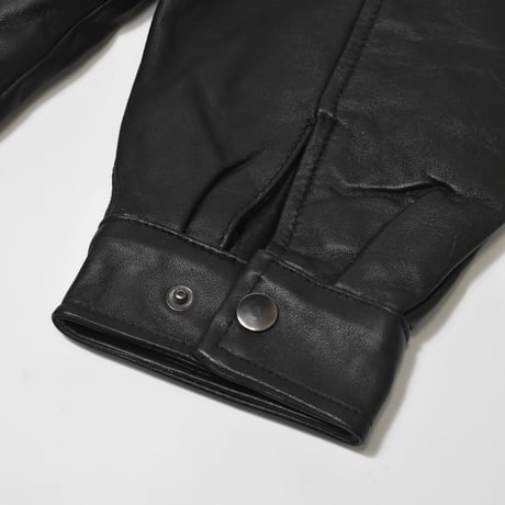 Deadstock Leather Jacket - Black