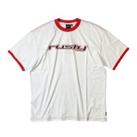 Rusty Dead Ringer Relaxed Fit Graphic Tee - White/Red