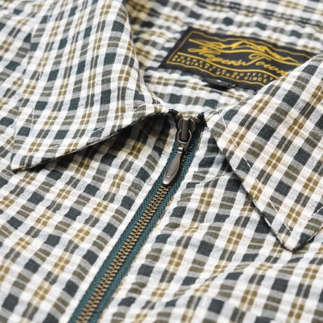 Hagerstown Full-Zip S/S Checker Shirt - Spruce