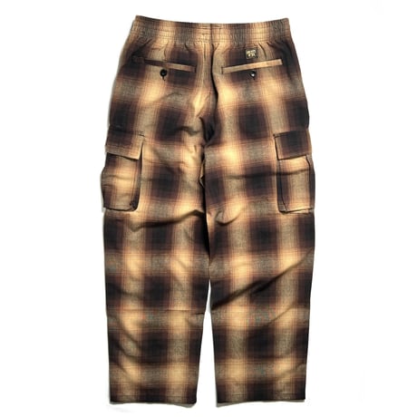 FB County Checker Cargo Pants - Black/Tan