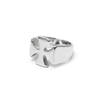 Iron Cross Ring - Silver