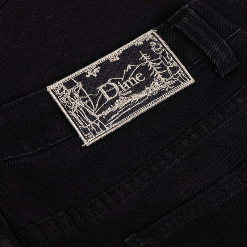 Dime Carpenter Denim Shorts - Jet black | RULEZ