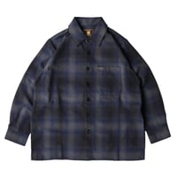 FB County L/S Checker Flanel Shirt - Royal/Black/Grey