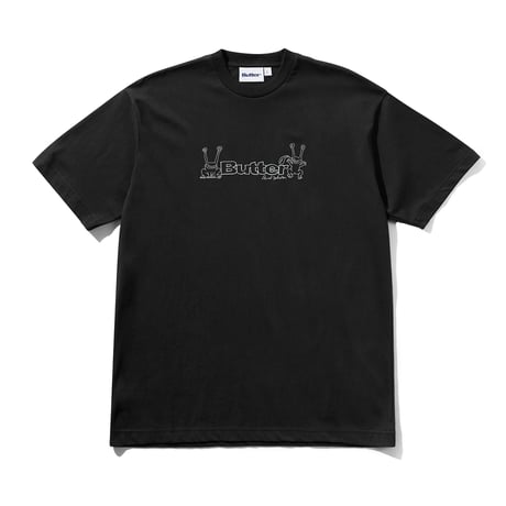 Butter GoodsｘDaniel Johnston Flog Logo Tee - Black