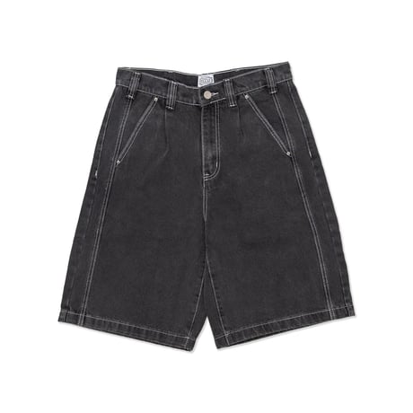 Hoddle Denim Bermuda Shorts - Washed Black