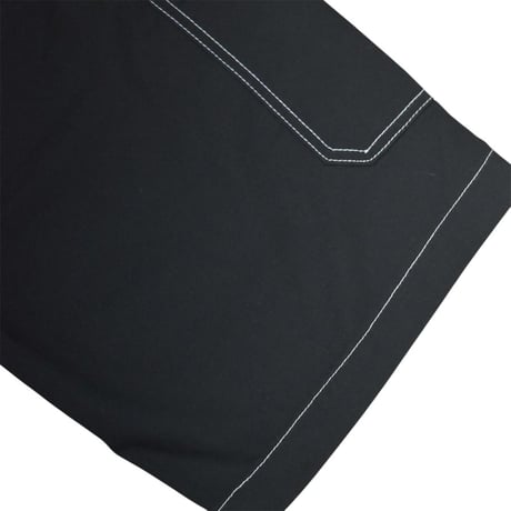 True Religion Cargo Shots - Jet Black / White Stitch