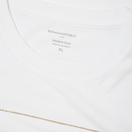 Banana Republic S/S Star Tee - White
