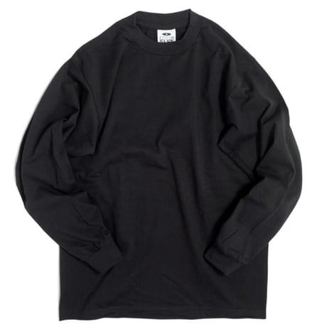 Pro Club L/S Heavyweight Cotton Crewneck T-Shirts - Black