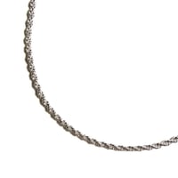 925 Sterling Silver 1.5mm Rope Chain Necklace