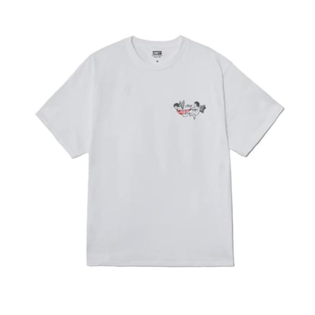 OBEY NO LOVE LOST CLASSIC T-SHIRT - WHITE