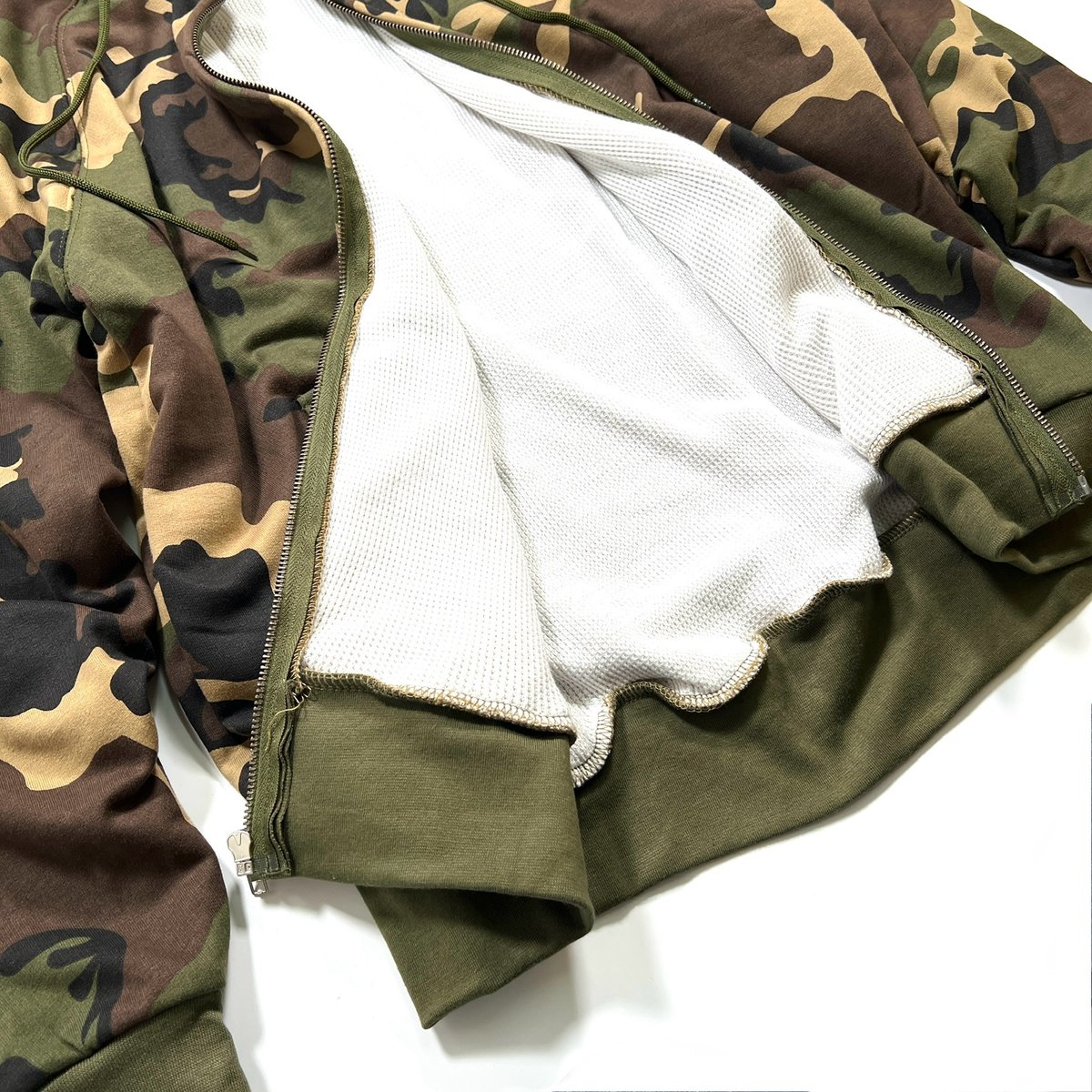 Rothco Thermal Lined Full-Zip Hoodie - Woodland