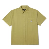 HUF Big Block Striped Shirts - Dried Herb