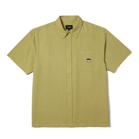 HUF Big Block Striped Shirts - Dried Herb