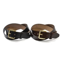 PM Adirondack 1¼” Oil Tan Formed Edge Solid Leather Belt