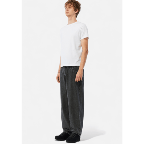 Dime Baggy Denim Pants - Knowtomatic Black
