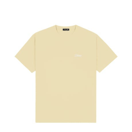 Dime Cursive Small Logo T-Shirt - Cloud cream