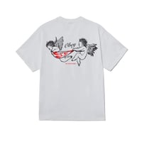 OBEY NO LOVE LOST CLASSIC T-SHIRT - WHITE