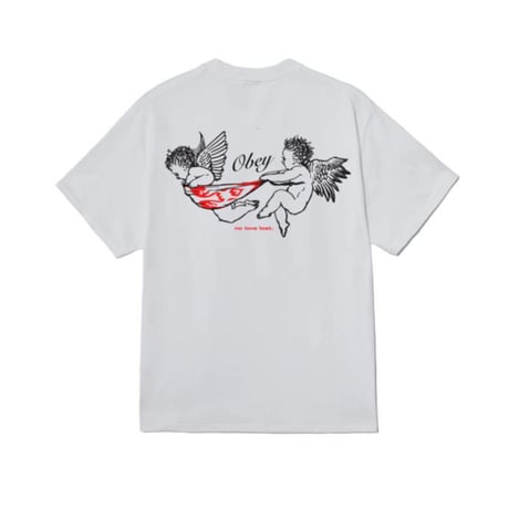 OBEY NO LOVE LOST CLASSIC T-SHIRT - WHITE