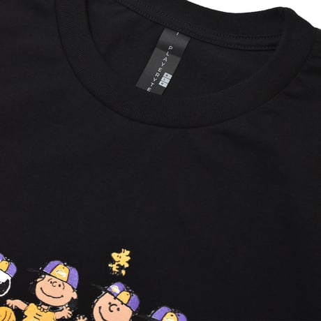 Snoopy LA Lakers S/S T-Shirts - Black