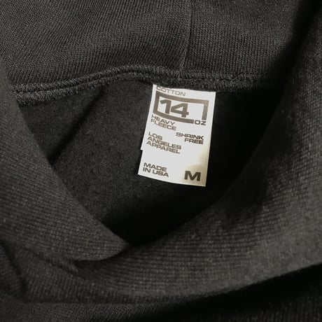 Los Angeles Apparel HF09 14oz Heavy Fleece Hoodie - Black