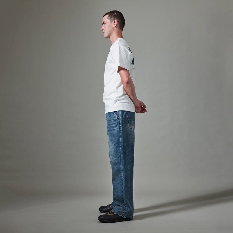 PASS~PORT worker club jeans ウォッシュグレー デニム PASS~PORT worker club jeans ウォッシュグレー デニム PASSPORT