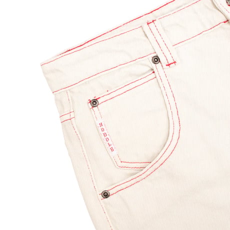 Hoddle Routine Straight Cut Jean - White