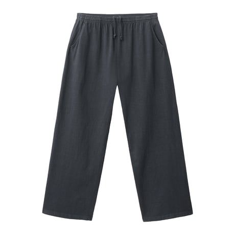 Los Angeles Apparel Heavy Jersey Wide Garment Dyed Casual Pants - Dolphin Blue [1205WGD]