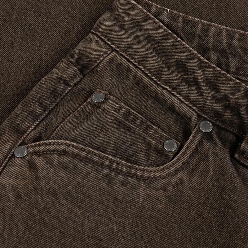 Dime Classic Relaxed Denim Pants - Faded brown Dime Classic Relaxed Denim Pants - Faded brown