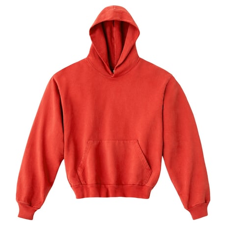 Los Angeles Apparel HF09GD 14oz Garment dyed Heavy Fleece Hoodie - Bright Orange