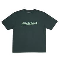 YARDSALE SCRIPT TEE - GREEN
