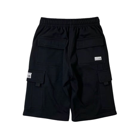 PRO CLUB Heavyweight Fleece Cargo Shorts - Black