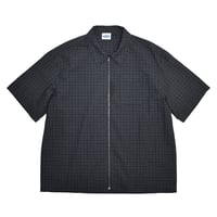 RAWDRIP S/S Full Zip Dobby Shirts - Black