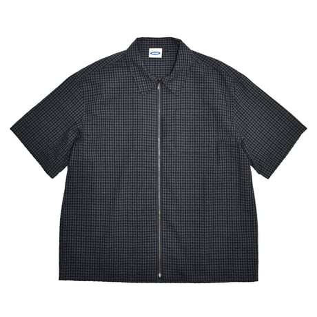 RAWDRIP S/S Full Zip Dobby Shirts - Black