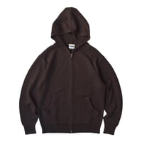 RAWDRIP Original Double Zip Cotton Knit Hoodie - Sun Brown