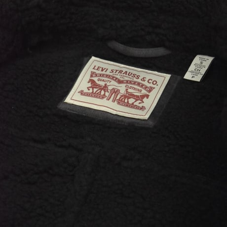 Levi's Zip Trucker Faux Jacket - Black