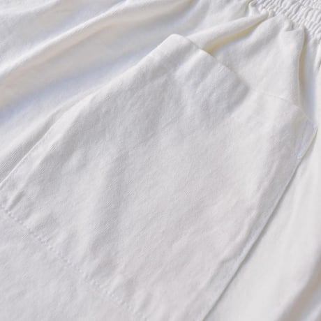 Los Angeles Apparel Heavy Jersey Wide Garment Dyed Casual Pants - Off White [1205WGD]