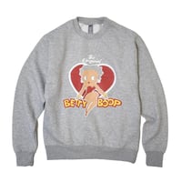 Betty Boop Crewneck Sweatshirts - Grey
