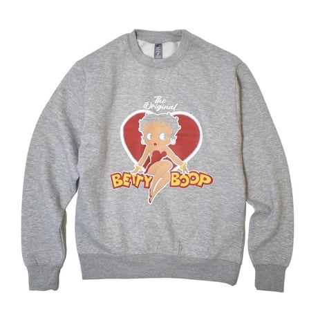 Betty Boop Crewneck Sweatshirts - Grey