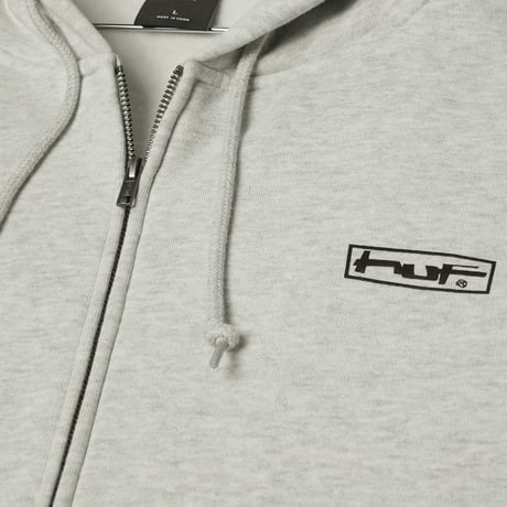 HUF Stretch Full Zip Hoodie - Ash