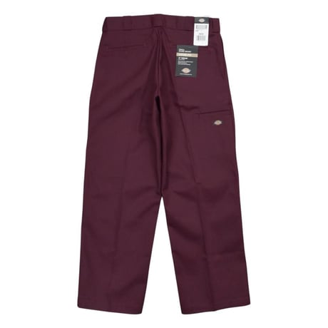 Dickies Loose Fit Double Knee Work Pants - Burgundy