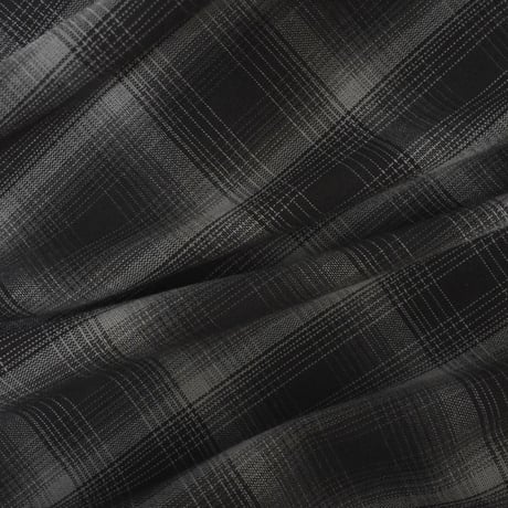 FB County L/S Checker Flanel Shirt - Black / Black