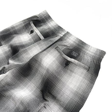 FB County Checker Cargo Pants - Black/Grey