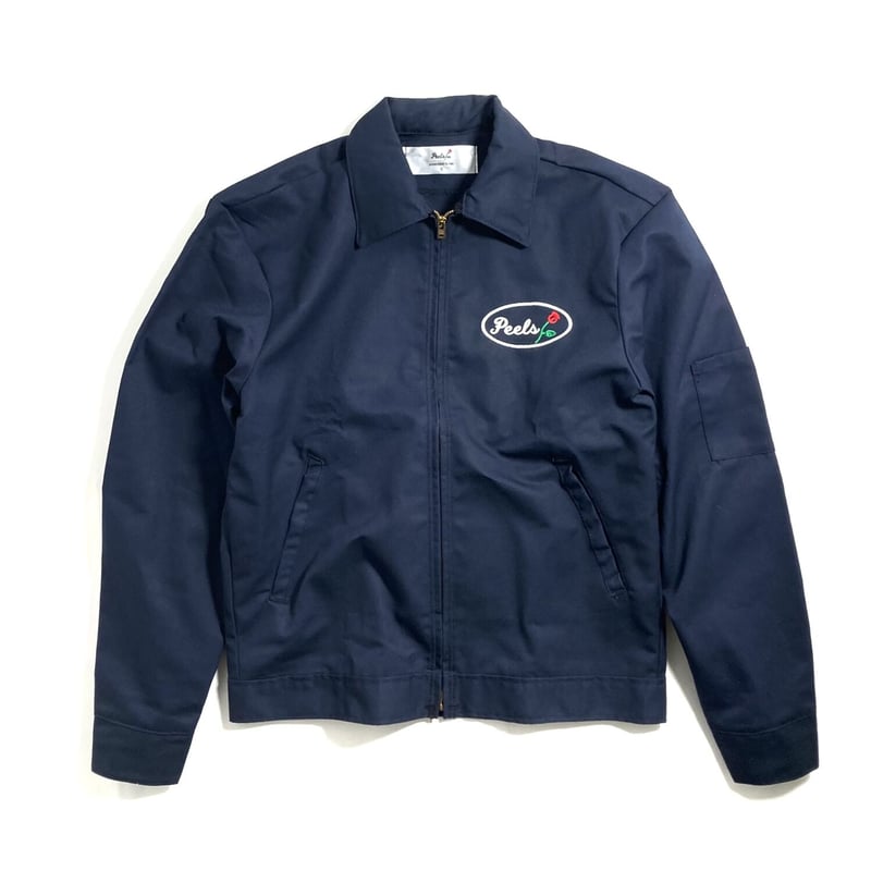 Peels Oval Logo Jacket - Navy | RULEZ 