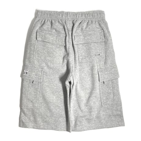 PRO CLUB Heavyweight Fleece Cargo Shorts - Heather Grey
