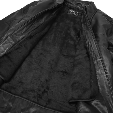 Deadstock Leather Jacket - Black